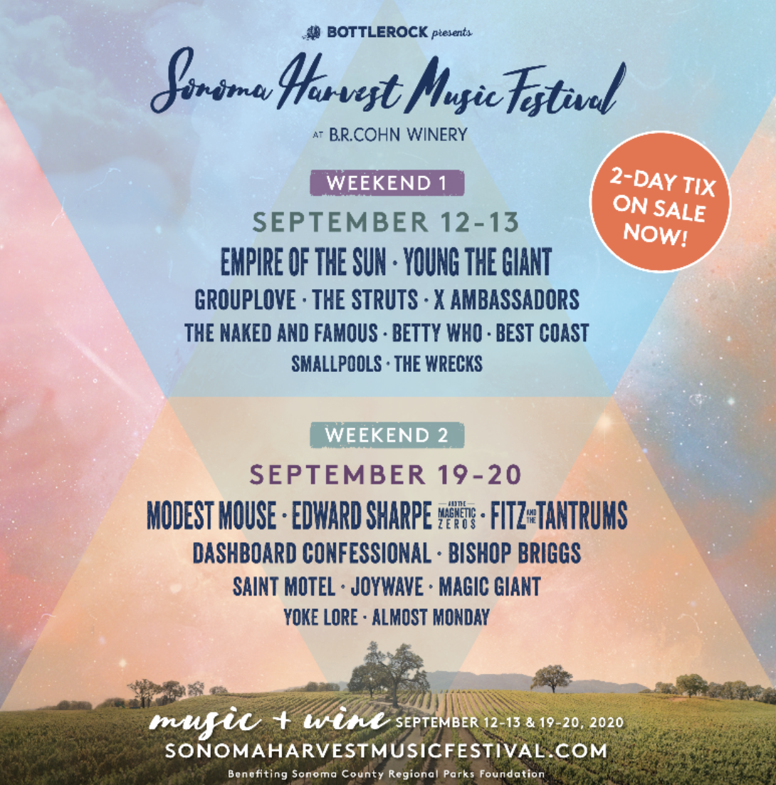 Sonoma Harvest Music Festival is back! | Music in SF® | The authority ...