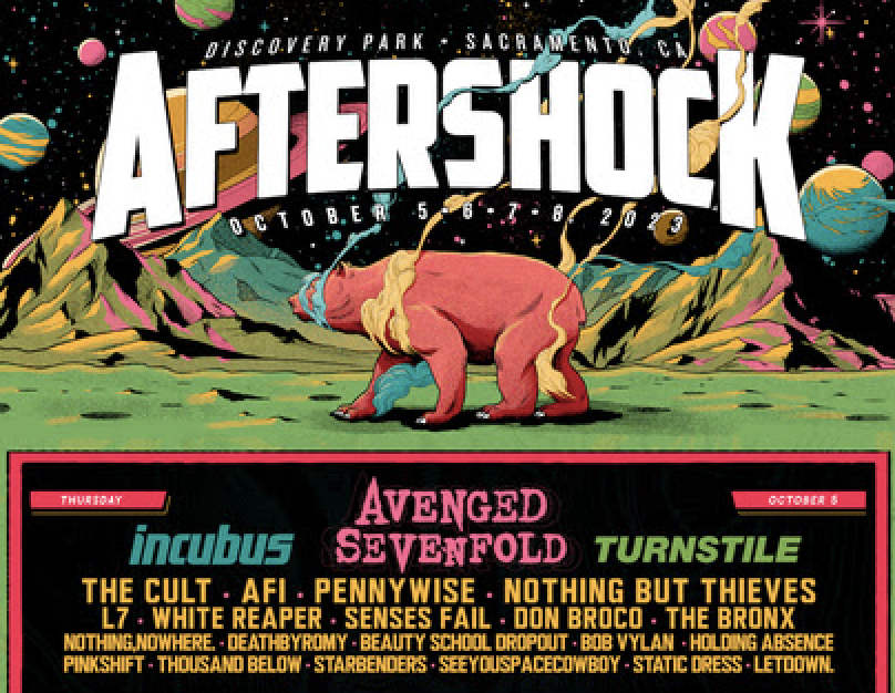 Aftershock to Feature Guns N’ Roses, Tool, Avenged Sevenfold, Korn