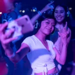 woman dancing in a nightclub